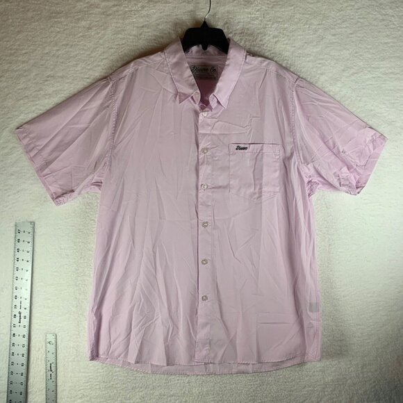 Dixxon‎ Men's D-Lux Bamboo Blend Pink Button Down Performance Shirt Size 2X 9049 - Picture 1 of 9